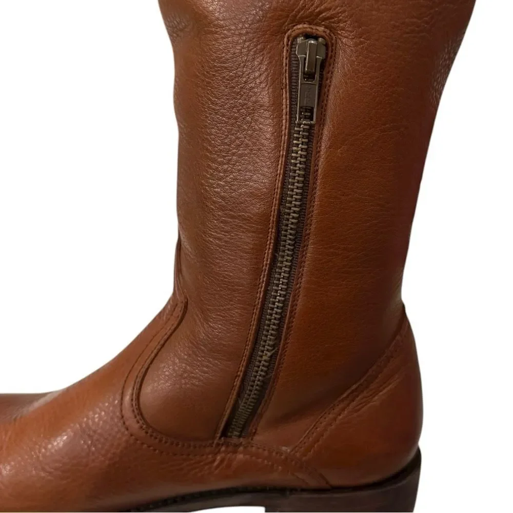 Muro Women’s Tan Leather Riding Boots 9.5